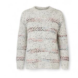 Anthropologie Raga Faye‎ Mock Neck Eyelash Knit Sweater